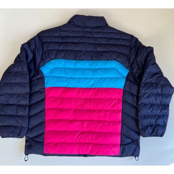 Polo Ralph Lauren Colorblock Bomber Jacket - Navy, Blue, Pink - Picture 2 of 12
